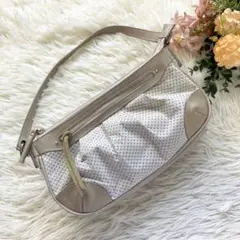 ハッシュアッシュ⭐️ハンドバッグ ワンハンドルバッグ ミニバッグ ドット柄