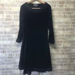 KENZO ケンゾー 別珍 ワンピース ブラック Mサイズ