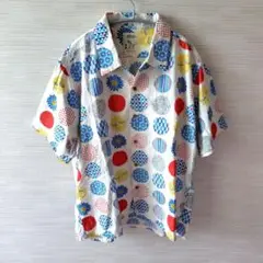 Che-st(チェスト) 半袖 ボタンシャツ Lサイズ 総柄