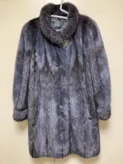 Clair de Lune BY EMBAミンクファーコート ミディアムグレーM