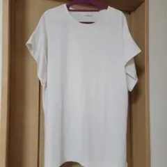 chocol raffine robe ホワイトフレアスリーブ チュニック 半袖