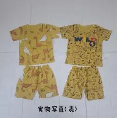 886　キッズパジャマ上下セット 120㎝　２セット　恐竜　男の子　保育園