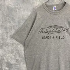 PIONEERS TRACK & FIELD Tシャツ グレー オーバーサイズ