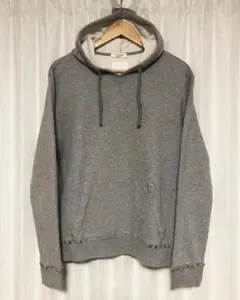 17AW 定価16万 ロックスタッズ スエットプルオーバーパーカー S