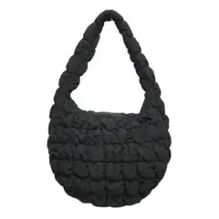 COS キルトミニバッグ　QUILTED MINI BAG ブラック