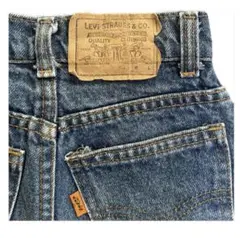 【最終値下げ】キッズ　リーバイス　デニム　古着　サイズ不明