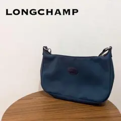 レア✨LONGCHAMPロンシャン セミショルダーバッグ ネイビー/紺