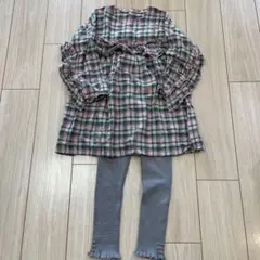 トッカ TOCCA レギンス パンツBIZZU ワンピース チェック 130