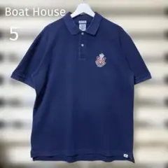 Boat House ボートハウス ネイビー ポロシャツ 50th サイズ5