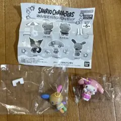 サンリオ ウサハナ みんなでバカンスフィギュア マイメロ　ウサハナ