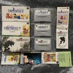 ファイナルファンタジー３本セット　スーパーファミコン　箱説明書付属