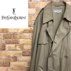 ●イヴサンローラン●pourhomme トレンチコート スプリングコート ダブル