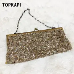 【新品】TOPKAPI パーティー 結婚式 ビーズ ビジュー バック