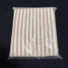寝具カバー セミダブル ストライプ ブラウン