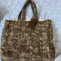 ニコアンド　迷彩トート　てぃら