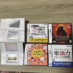 任天堂 DS Lite ホワイト 本体+ソフト4本