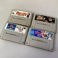 動作未確認 任天堂 スーパーファミコン スーファミ ソフト 4点セット 箱なし