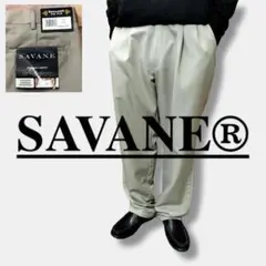 ◎タグ付未使用品◎SAVANE 2タックパンツ スラックス SL1-715