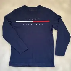 TOMMY HILFIGER ネイビー長袖カットソー