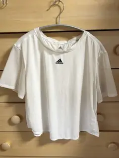 アディダス　adidas シアー　tシャツ ホワイト　シースルー
