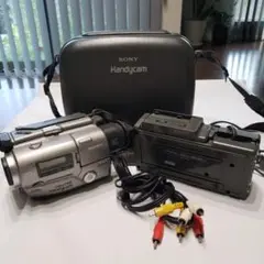 SONY Handycam video Hi8 本体　ビデオカメラ　鞄　付属品