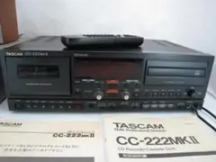 CD、リモコン状態考慮　TASCAM CC-222MKII CD・カセットデッキ CC-222MKIII | 業務用CDレコーダー/カセットデッキ | TASCAM (日本)