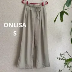 タグ付き未着用　ONLISA プリーツスラックス　タックパンツ　S ☺︎