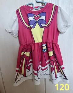 キッズ わんだふるぷりきゅあ キュアワンダフル なりきりワンピース 110
