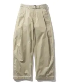 NAME. WIDE TROUSERS W/PIPING/ストレートパンツ