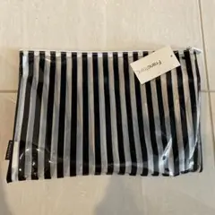 Francfranc ストライプポーチ