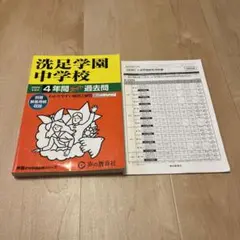 洗足学園中学校 2024年度 4年間過去問