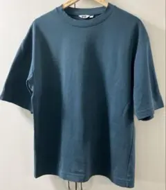 エアリズムコットンオーバーサイズTシャツLサイズ ブルー / UNIQLO