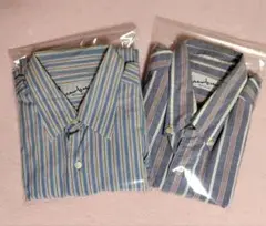 BELLE MAISON ストライプシャツ2枚セット Lサイズ
