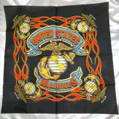 ✨実物✨アメリカ軍★バンダナ★US Army★米軍★USMC★NAVY★ブラック