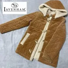 LAVENHAM ベージュラベンハム キルティング ロングダッフルコート