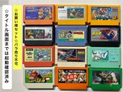 即購入不可(31-25)ファミコン FC 計12本セット、ロックマン4、他