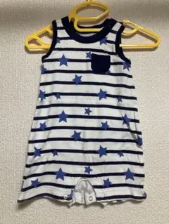 baby GAP ストライプ星柄ロンパース 0-3ヶ月