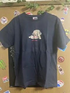 CHAPS RALPH LAUREN 犬プリント Tシャツ ネイビー