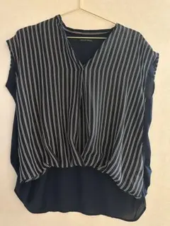 YECCA VECCA ノースリーブシャツ ネイビー