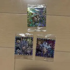 ドラゴンボール　シールウエハース　3枚セット