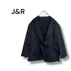 【ジェイアンドアール】テーラード　ジャケット　シンプル　かわいい　ブラック