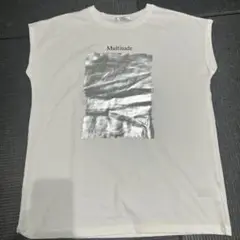 Multitude プリント Tシャツ Lサイズ