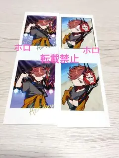 CRフェス ランダムチェキ風カード ホロ ノーマル ありさか　4枚セット