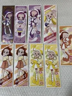 おジャ魔女どれみ　ロングステッカー　シール　9枚セット