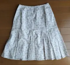 COMME CA ISM フレアスカート M W70 花柄