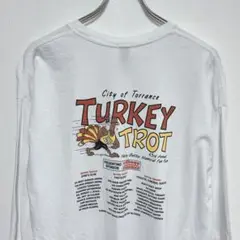 US古着 デザイン性・雰囲気・配色・柄 ◎グッドプリントロングTシャツ