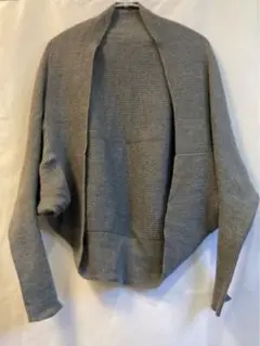 132 5. ISSEY MIYAKE グレー カーディガン