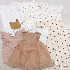 ベビー服セット 80〜90 女の子に　7点セット　プティマイン　GAP