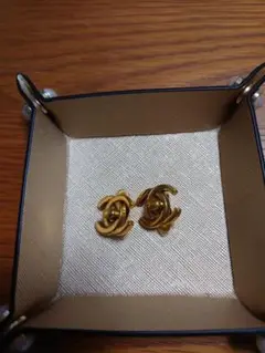CHANEL　シャネル　ココマーク　ターンロック　イヤリング
