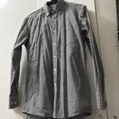 UNIQLOギンガムチェック ボタンダウンシャツ 長袖
